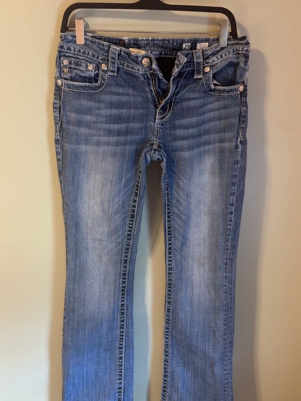 Miss Me Light Blue Bootcut Jeans